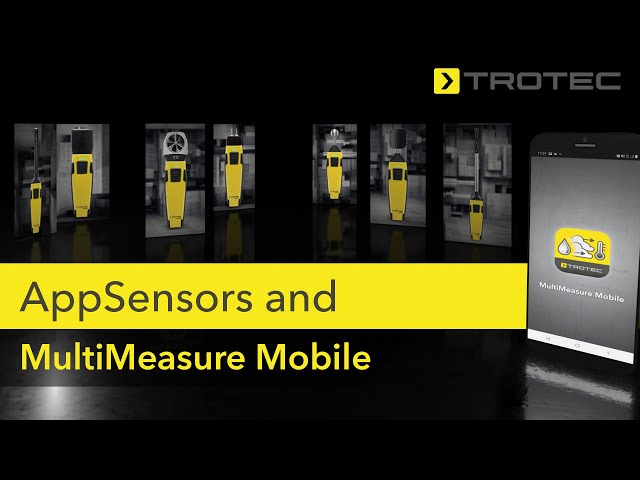 MultiMeasure Mobile and AppSensors from Trotec