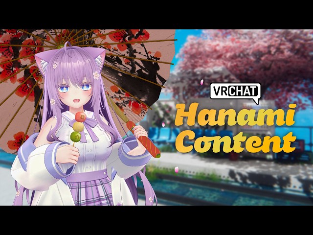it's sakura time in vrchat, baby