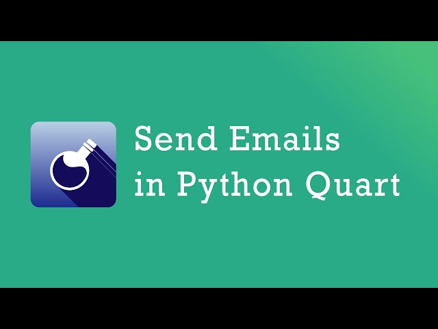How to Send Emails in Python Quart Without Blocking Requests?
