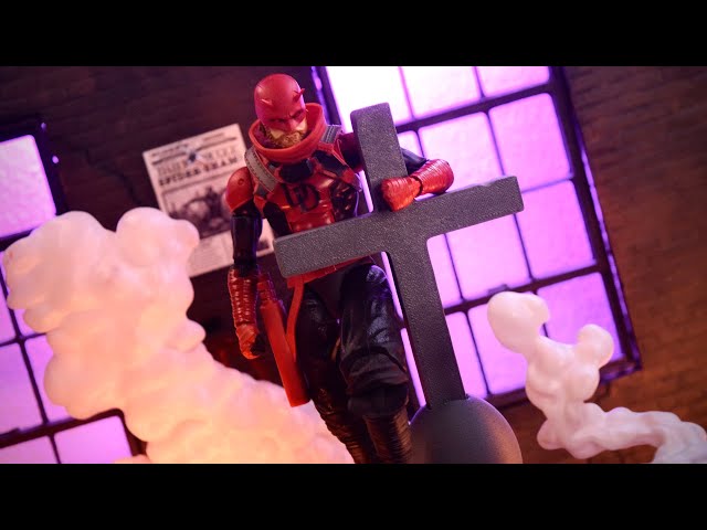 My Custom Marvel Legends King Daredevil Zdarsky Action Figure Review Born Again Season 2 MCU Hasbro