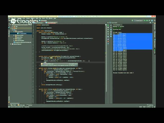 Beginner-ish Java: Lesson 4 [Disemvoweler, Caesar Cipher, Grayscaling a picture]