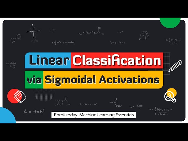 Lecture 07 part 03 - Linear Classification via Sigmoidal Activations