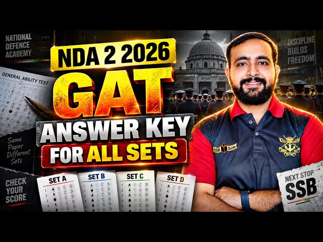 🚨 NDA 2 2026 GAT ANSWER KEY OUT 🔥 | ALL SETS A, B, C & D | Check Your Score NOW!