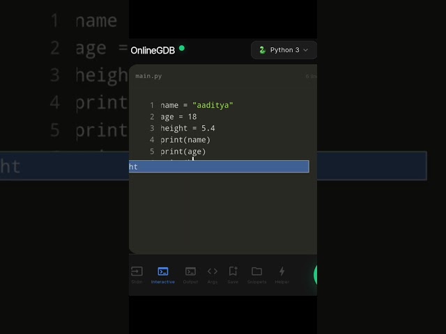 Variable in Python | Input Output | Lecture 2 | Begainer Friendly