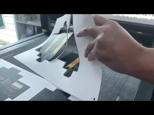 Vulcan FC500VC Automatic Digital Flatbed Die Cutting Creasing Machine for Self Adhesive Label