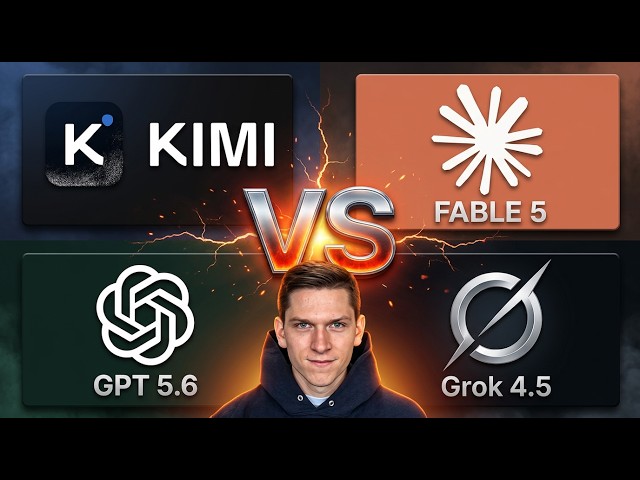 Kimi K3 vs Fable 5 vs GPT 5.6 vs Grok 4.5