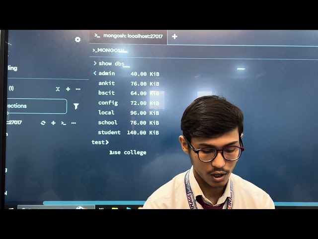 MONGODB BASIC COMMANDS PRESENTATION BY BSCIT 3RD YEAR STUDENT (SAURABH KUMAR)