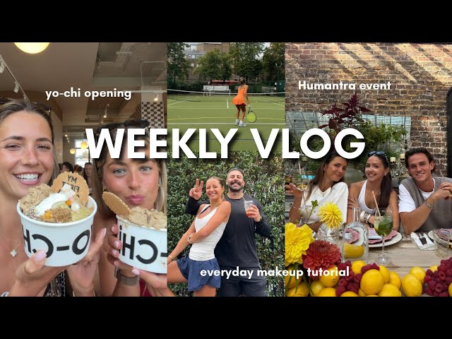 vlog - yo chi opening / humantra event / everyday makeup tutorial