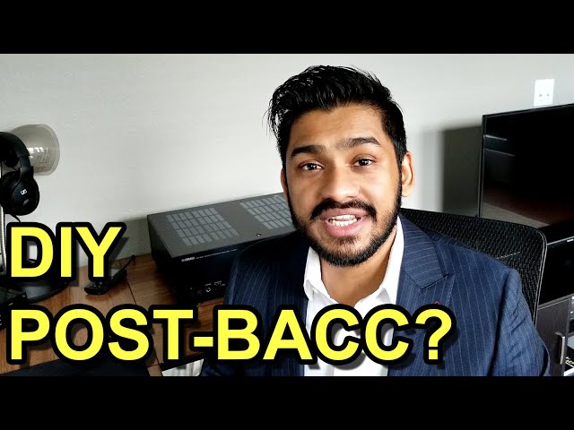 What Is A DIY Post-Bacc? (Med School/PA/Dental)