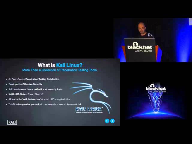 The Kali Linux Dojo Workshop #1: Rolling Your Own - Generating Custom Kali Linux 2.0 ISOs