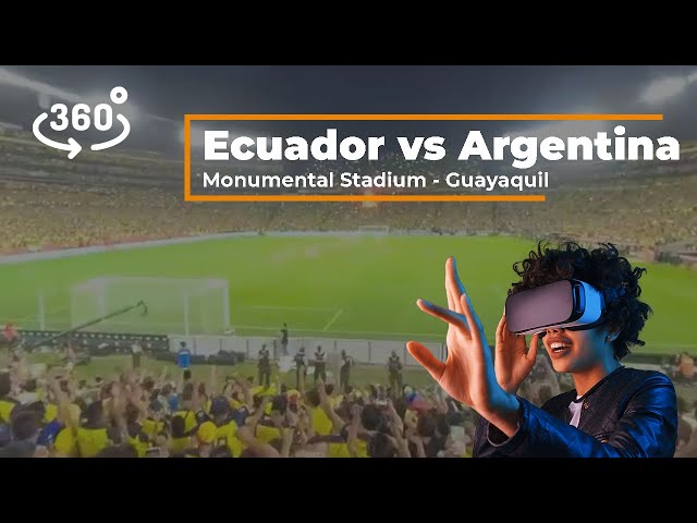Ecuador vs Argentina | Ecuador's goal at the monumental stadium  | Video 360