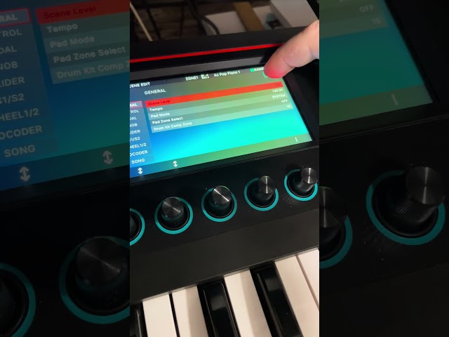 How to initialize a scene on the Roland Fantom in under 15 seconds !