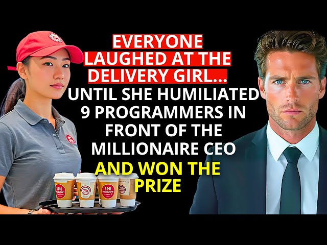 everyone laughed at the DELIVERY GIRL   until she HUMILIATED 9 PROGRAMMERS in front of the CEO and