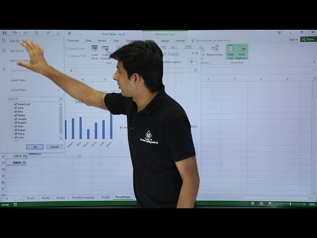 MS Excel - Pivot Chart