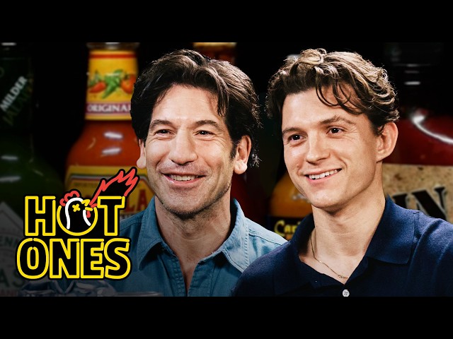 Tom Holland and Jon Bernthal Team Up While Eating Spicy Wings | Hot Ones