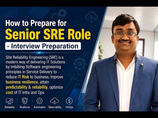 How to prepare for Senior SRE role