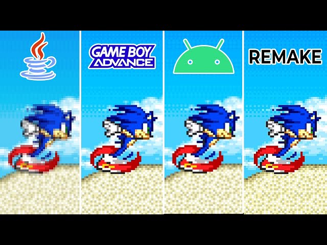 Sonic Advance (2001) Java vs GBA vs Android vs Fan Remake (Which One is Better?)