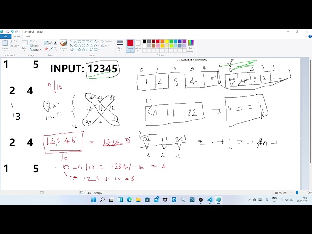 PRINTING PATTERN : TASK-2 || A_CODE_BY_NIRMAL