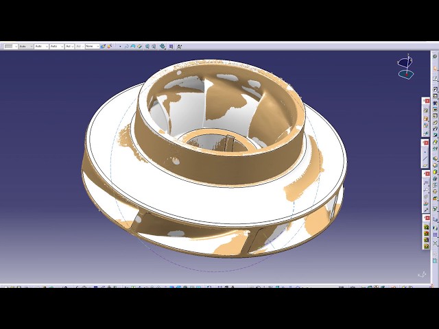 REVERSE ENGINEERING IN CATIA (SCANNING WITH "PEEL 3D" SCANNER)