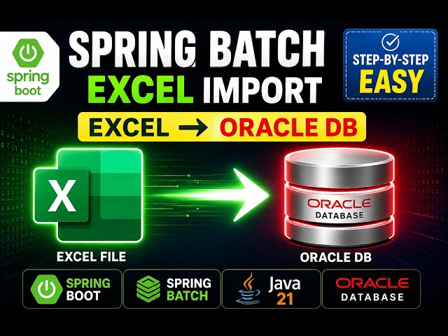 Spring Batch Read Excel & Save To Database (Step-by-Step)