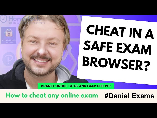 How do I cheat in a safe exam browser?