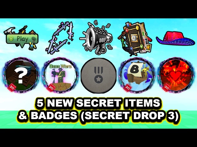 How To GET ALL 5 NEW SECRET ITEMS / BADGES | The Hunt: Roblox 20 [EVENT]