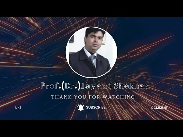 Lecture 1 of Problem Solving Using C Programming ,Prog. Logic Building by Prof.(Dr.) Jayant Shekhar