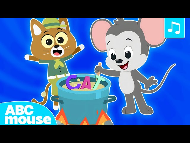 Letter Blending Song for Kids 🎶 | 📚 Learn to Read CVC Words | Phonics with ABCmouse 📚