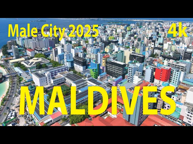 Male City - Maldives 4K By Drone 2025