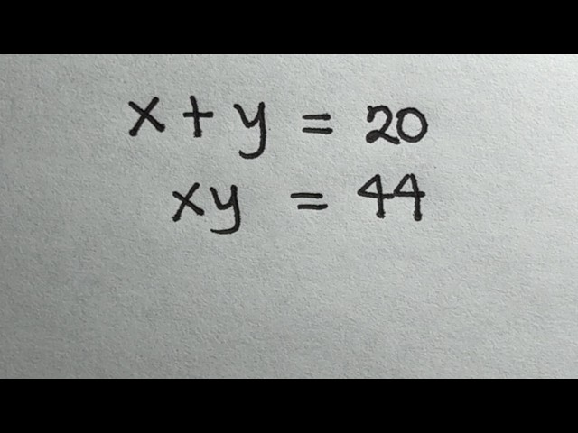 Germany | Can you solve this? | A Nice Math Olympiad Problem (x,y)=?