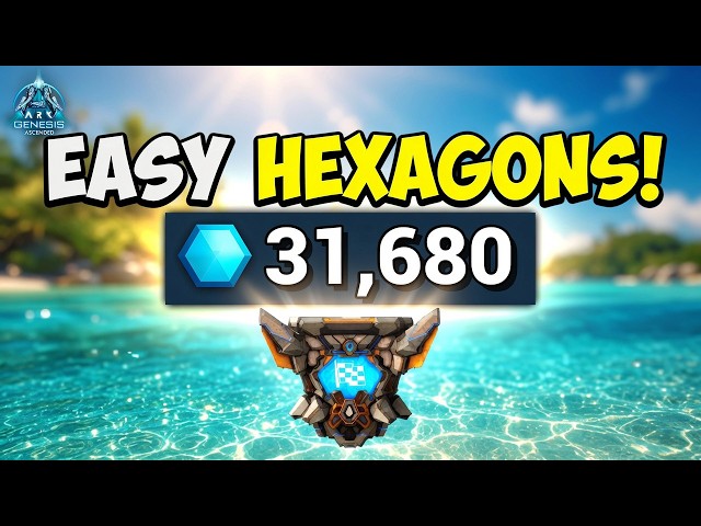 The BEST MISSIONS to Farm Hexagons FAST in GENESIS | ARK Survival Ascended