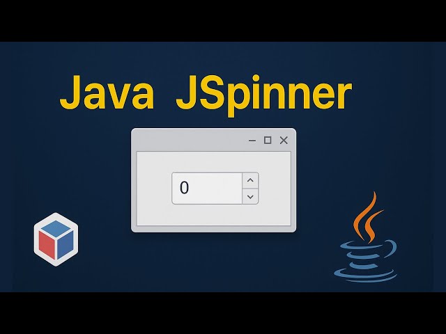 Java GUI: How to Create and Use JSpinner in Java Swing | #11