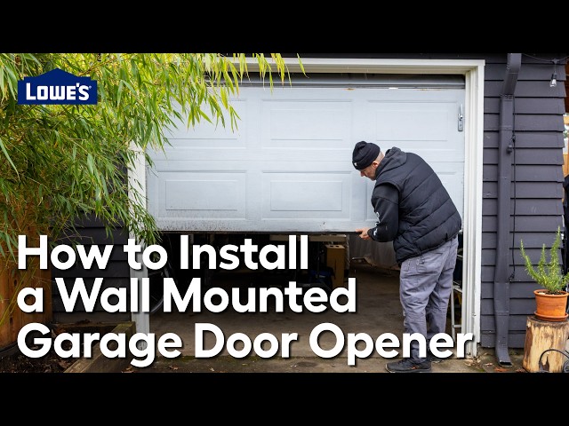 How to Install a Wall Mounted Garage Door Opener | A Step-by-Step Guide