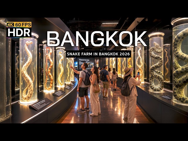 🇹🇭 4K HDR | Bangkok Snake Zoo 2026 🐍 One of the world's most amazing snake farms!