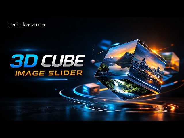 🔥 3D Cube Image Slider | Cinematic UI Effect 🚀 | Tamil | Tech Kasama #trending #viral #ai #video