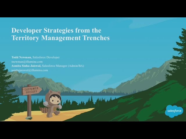 Developer Strategies From the Territory Management Trenches