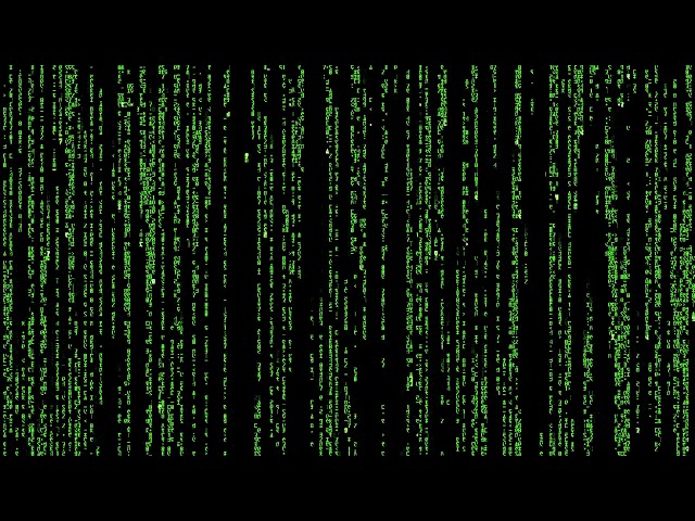 Realistic Matrix Screensaver 4k 1 hour