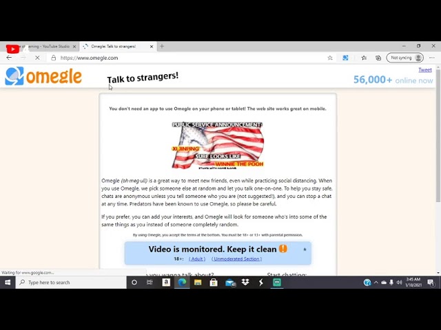 trolling people on omegle