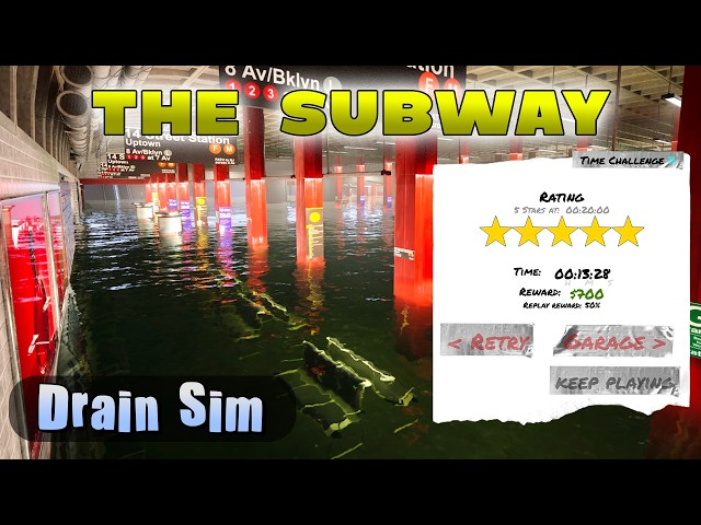 New Map is Out - Downtown Station - AKA: The Subway - DrainSim