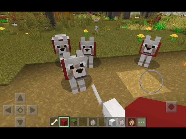 Playing Minecraft Creative Mode 