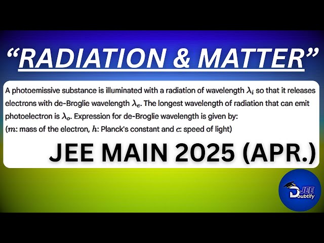 A photoemissive substance is illuminated with a radiation of wavelength λᵢ so that...| Doubtify JEE