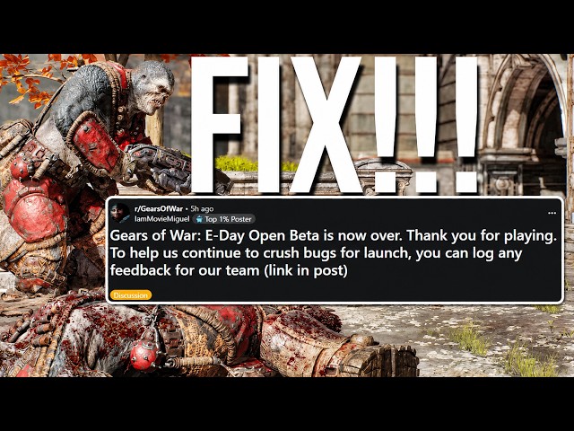Gears of War E-Day Has a Few MASSIVE Problems to Address...