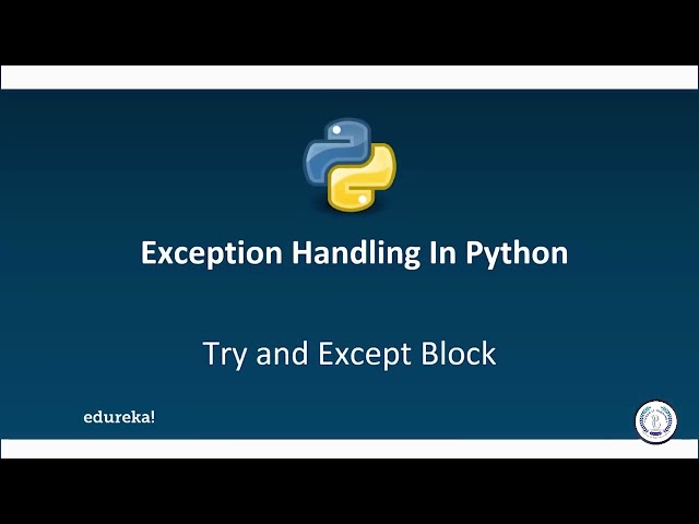 0032 - Exception Handling in python