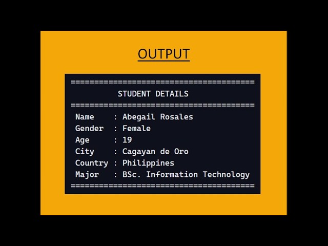 Java Programming : Student Details (Inheritance)