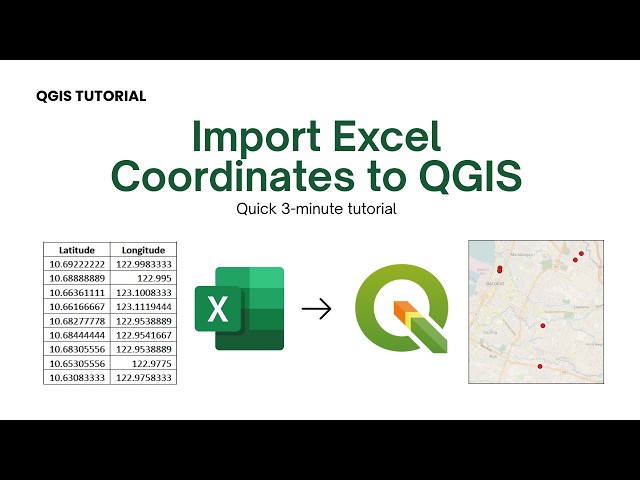 How to Import CSV Data into QGIS | Quick GIS Tutorial
