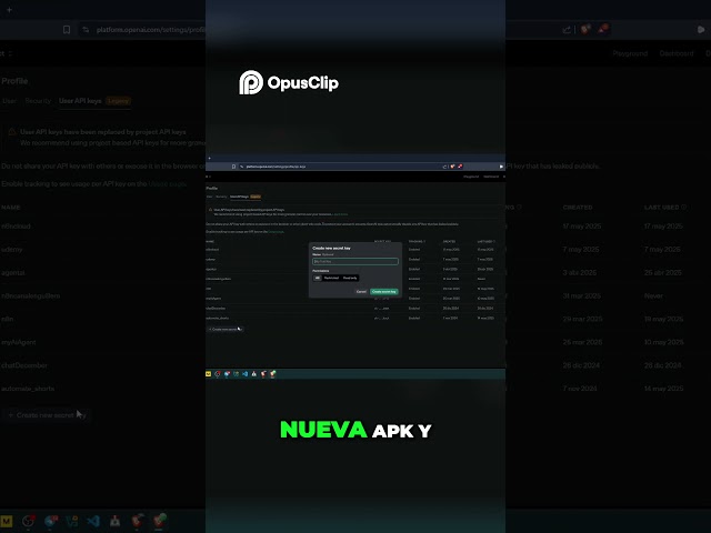 Crear API OpenAI  Guía Rápida Voz a Texto