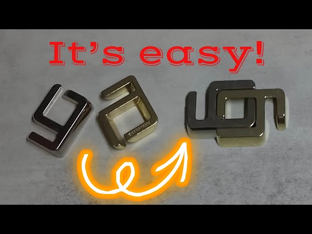 [188] How to solve the Hanayama Cast a&a puzzle