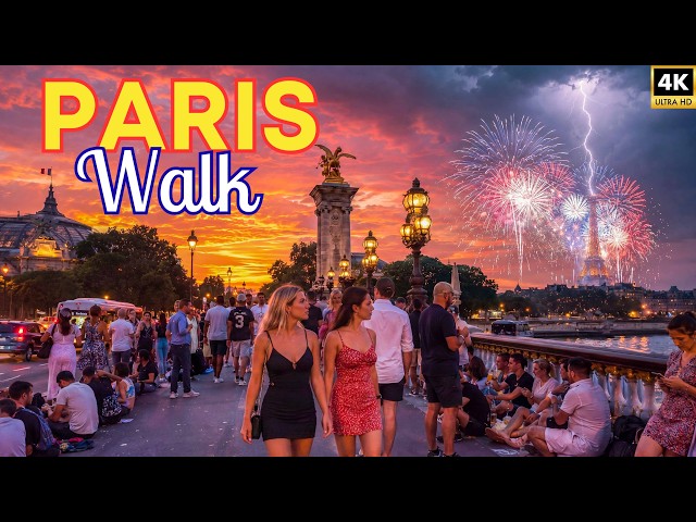 This Paris Evening Was Incredible — Look What I Captured | 4K Paris Walk