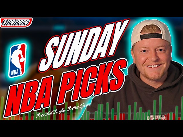 NBA Picks Today Sunday 3/29/2026 | FREE NBA Best Bets, Player Props, and Predictions