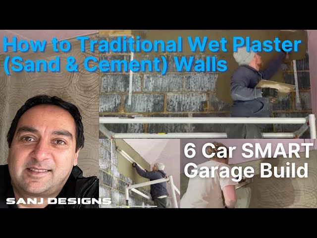 How to Wet Plaster (Float & Set) | Part 16 | 6 Car SMART Garage Build